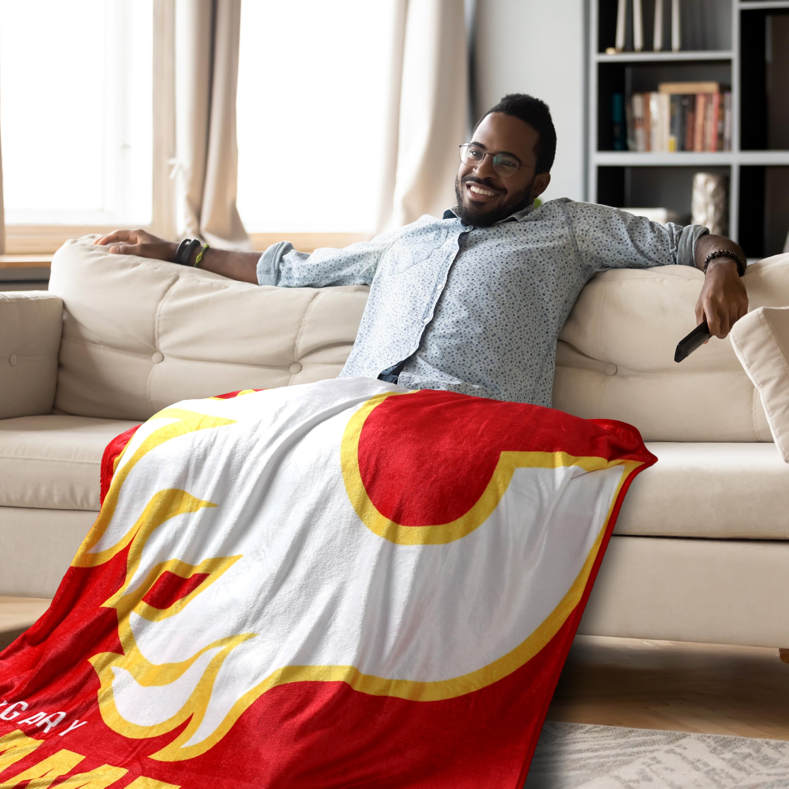 NHL Calgary Flames Kids Blanket