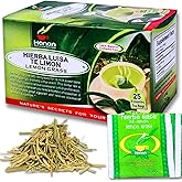 Hanan Lemongrass 25 Herbal Tea Bags - Hierba Luisa Te de Limon Dried Lemon Grass Leaf Herbs & Hierbaluisa Natural Supplement from Peru