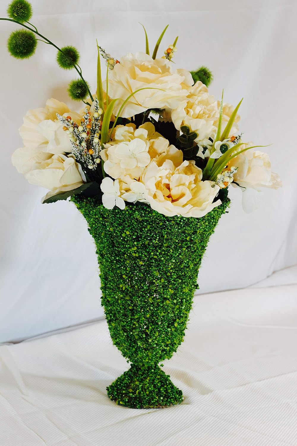 Amazon Com Flora Bunda Artificial Flower 20 Inch Tall Roses