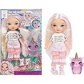 Rainbow High Littles Rainbow Fantasy Fairies + Pet – Opal, Rainbow 5.5" Posable Small Doll & Fantasy Owl Pet with Interchange