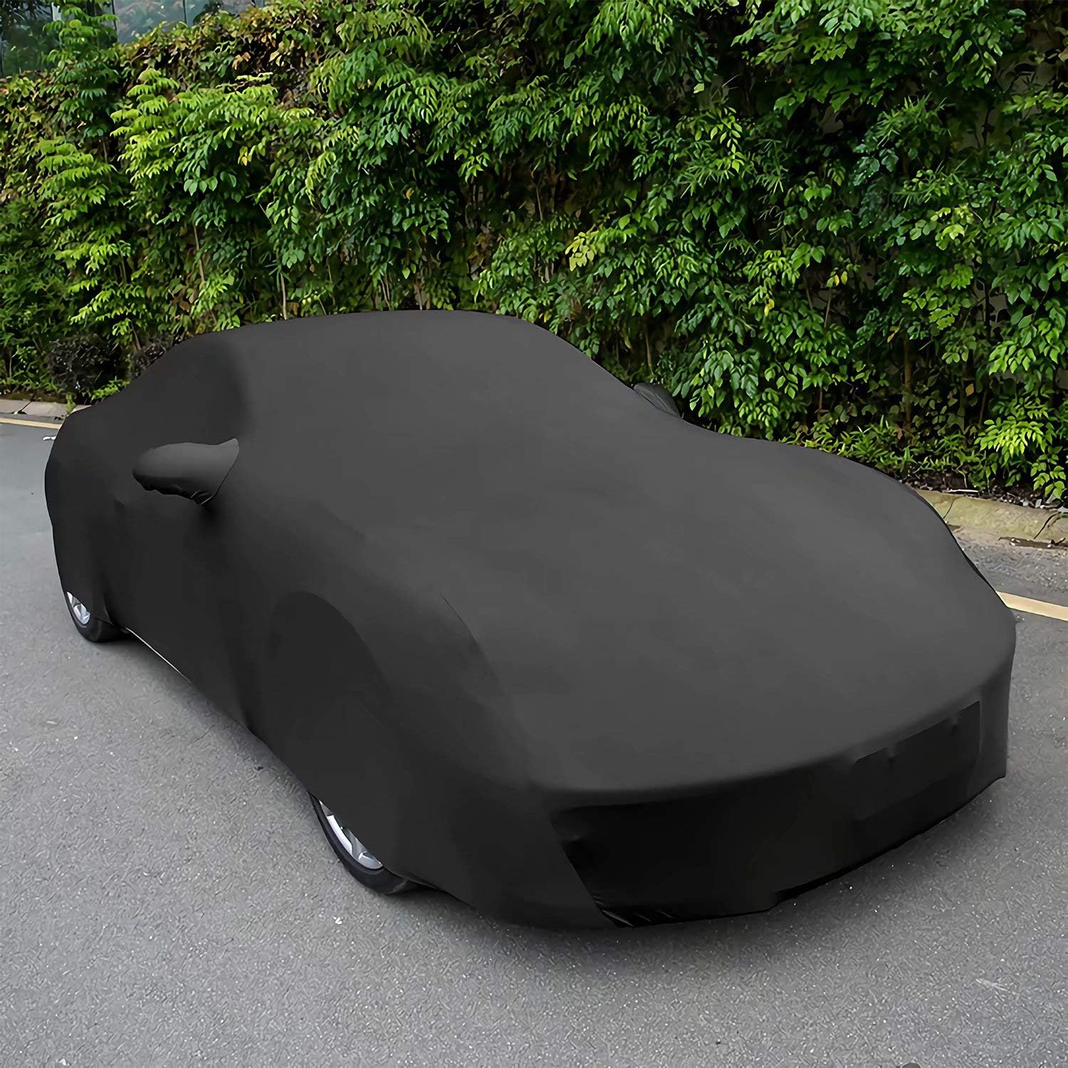 Car Cover for BMW M4 coupe Custom Fit,Indoor Elastic Fabric Protective Cover(Black),Auto Show/Car Dealer/Car Studio/Garage (Color : Black, Size : 2013-2017)
