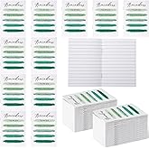 Eaasty 100 Pcs Mental Health Awareness Gifts Bulk Inspirational Little Reminders Green Ribbon Mental Health Journal Mini Notebook Employee Appreciation Gifts for Coworkers Staff Teacher Visitors