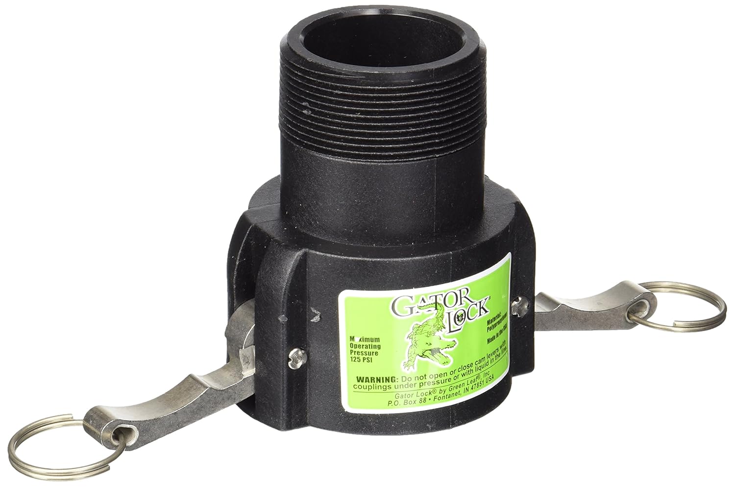 Green Leaf GLP 200 B NL Series Polypropylene Gator Lock Cam Lever