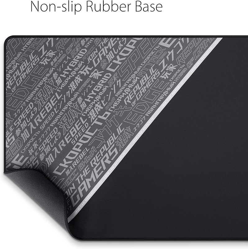 ROG Sheath BLK LTD Extra-Large Size Extended Gaming Mouse Pad with Anti-Fray Stitching, and Non-Slip Base
