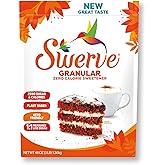Swerve Ultimate Sugar Replacement Sweetener, Granular Sugar Substitute, Zero Calorie, Keto Friendly, Zero Sugar, Non-Glycemic, Gluten Free, 48 ounces