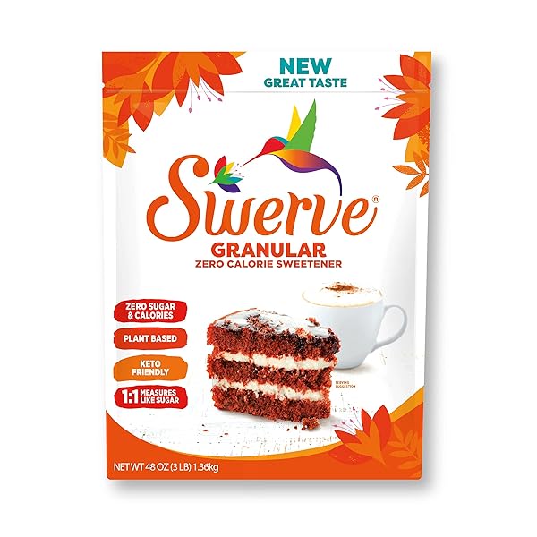 SWERVE ULTIMATE SUGAR REPLACEMENT SWEETENER, GRANULAR SUGAR SUBSTITUTE,...