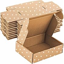 5 Single-wall Corrugated Cardboard Moving Boxes, Size 12x12x3, 32 ECT For Packing Or Shipping