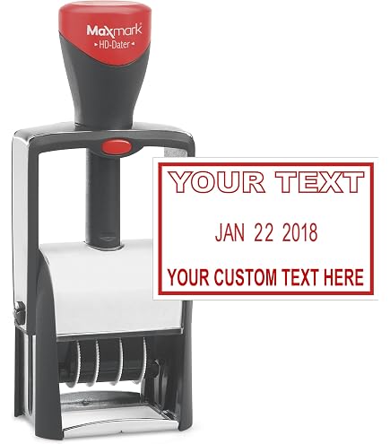 Trodat Professional 5430 Dater with Custom Text Lines Trodat Professional 5430 Dater with Custom Text Lines