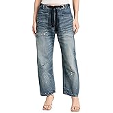 Free People Women's Moxie Pull-On Barrel Jeans