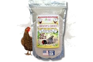 COOP CARE Chicken's Choice Chicken Dust Bath, 6 lb Natural Volcanic Ash Dust Bath for Chickens. Dust Mix for Healthy Chickens, Chinchillas, Small Animals. Made in The USA. Coop Accessories (1, Volcanic Ash)