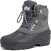 POLAR Mens Snow Waterproof Duck Hiking Bean Hiker Walking Short Ankle Boots