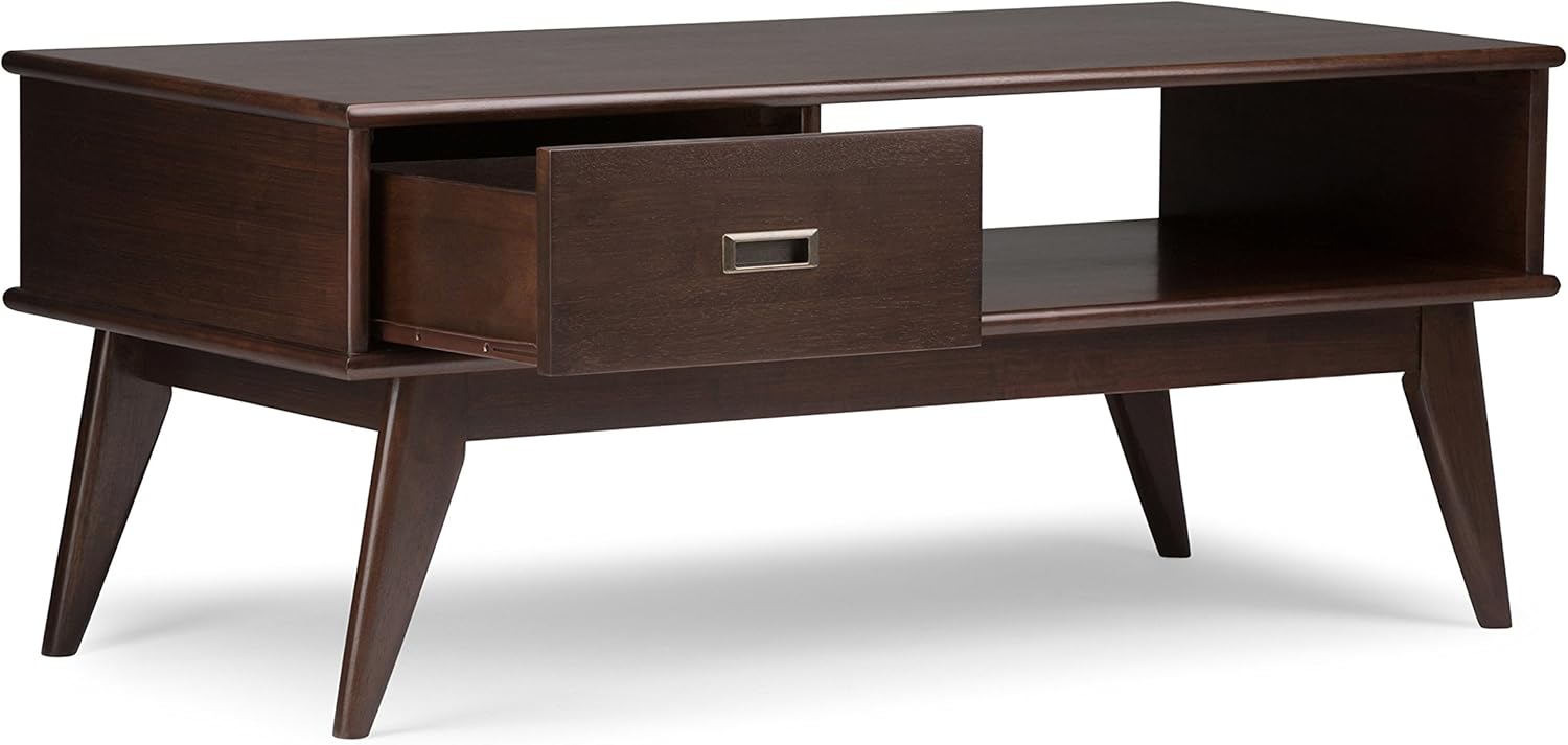 Amazon Com Simpli Home 3axcdrp 01 Draper Solid Hardwood 48 Inch
