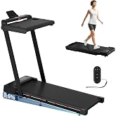 Foldable 4 in 1 Treadmill Walking Pad with Incline Remote Control Compact 3.0HP Under Desk Treadmill for Home Office Fitness 300 lbs Capacity with Handle Bar