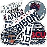 Desert Cactus Howard University Sticker Bison HU Sticker Vinyl Decals Laptop Water Bottle Car Scrapbook (T2-HBCU C)