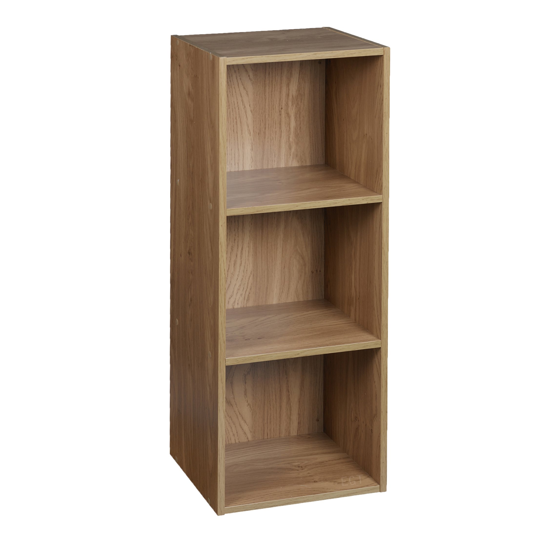 Buy URBNLIVING 1, 2, 3, 4 Tier Oak Wooden Shelving Bookcase Storage