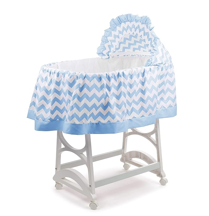 aBaby Chevron Short Skirt, Blue, Small Baby