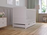 Love For Sleep Levi Baby Cot Bed 120x60cm White with Drawer & Mattress view 4