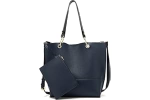 Scarleton Women's Faux Leather Purses and Handbags, Shoulder Bag, Top Handle Satchel, Hobo Bag with Pouch, H1035