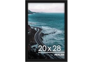 PEALSN 20x28 Picture Frame Black, Poster Frame for Wall Mounting Display Horizontally or Vertically Hanging, 1 Pack