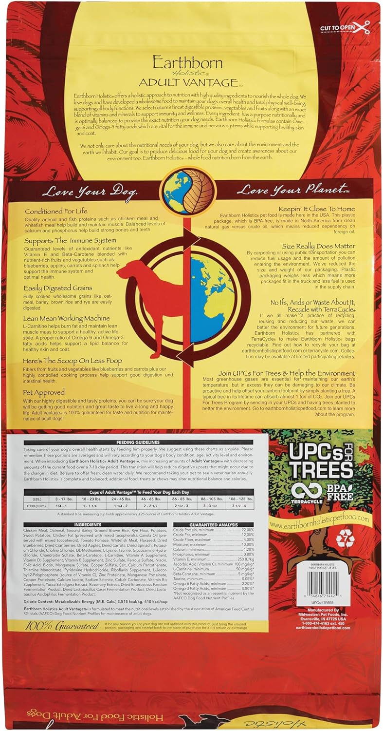 earthborn holistic adult vantage