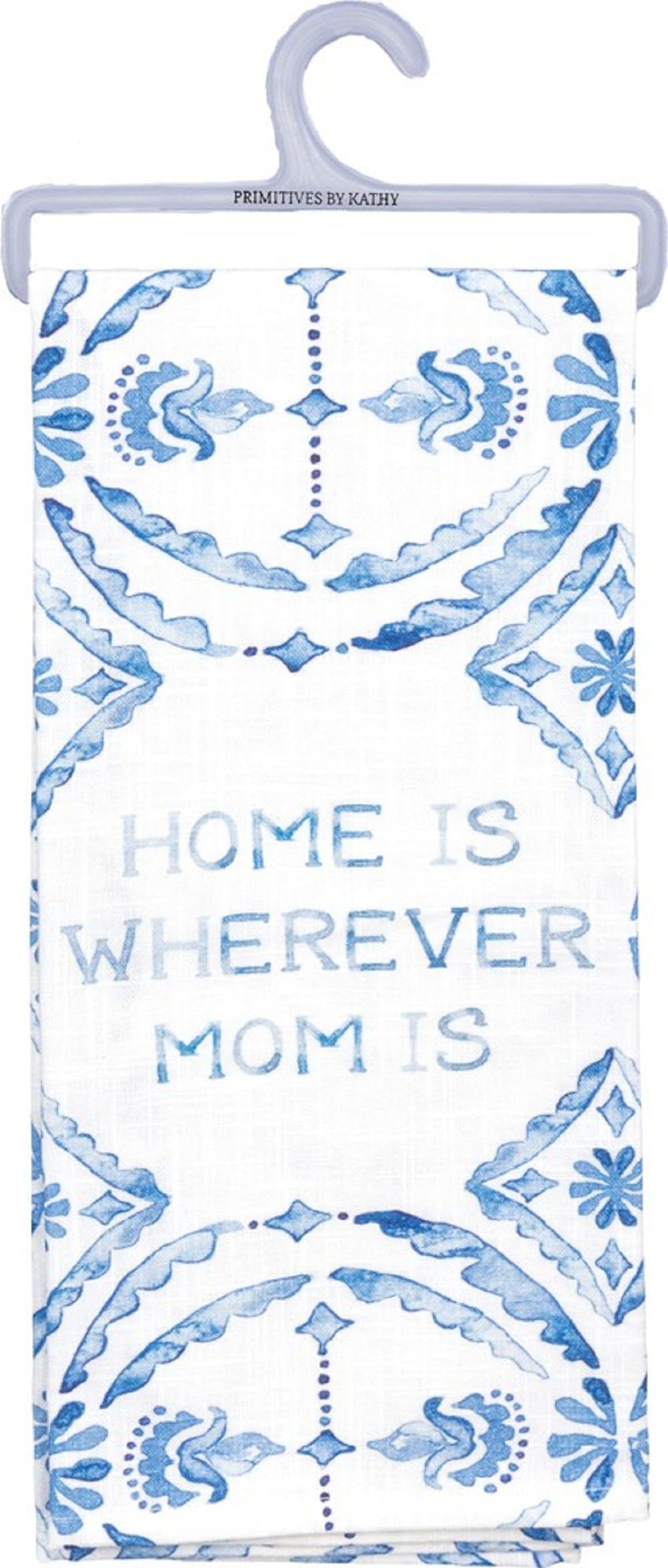 Primitives by Kathy Dish Towel Home Is Wherever Mom Is 18 Inches x 28 Inches Dish Cloths