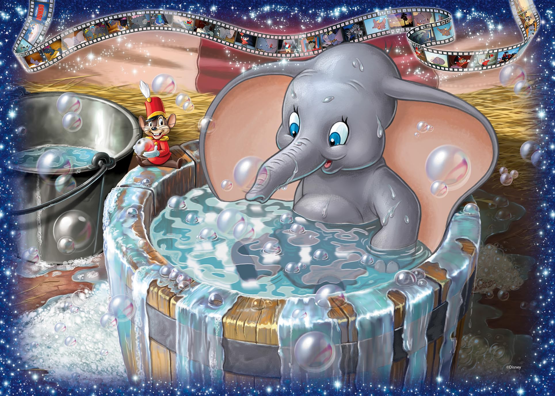 Ravensburger Disney Collector's Edition Dumbo 1000 Piece Jigsaw Puzzles for Adults and Kids Age 12 Years Up