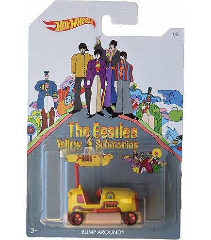 Amazon.com: Hot Wheels The Beatles Yellow Submarine 50th