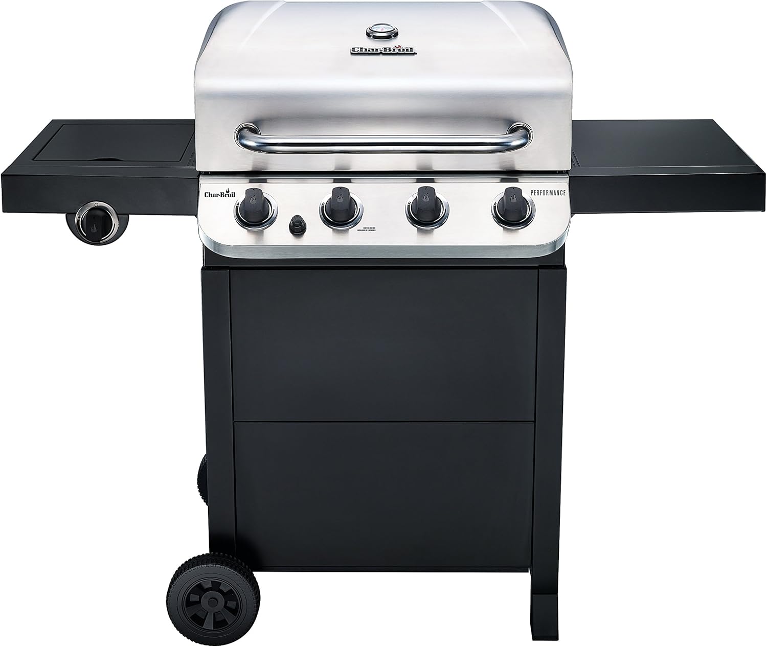 review Char-Broil Performance 475 4-Burner Cart Liquid Propane Gas Grill- Stainless