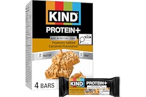 KIND PROTEIN+ Peanuts Salted Caramel Flavoured, 62 g, 4 Count