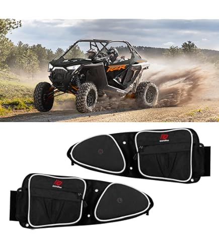 Front Door Bag With Knee Pad (Custom) For Polaris RZR 900 XC, S 900, Turbo S, XP 1000, XP Turbo | PRP Seats - View #2