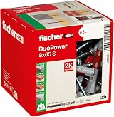 fischer DuoPower 8 x 65 S Plug and Screw Set