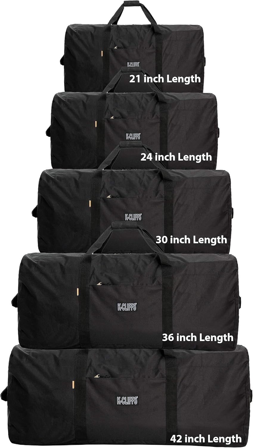  | K-Cliffs Heavy Duty Cargo Duffel Large Sport Gear Equipment Travel Bag Rooftop Rack Bag By Praise Start | Sports Duffels
