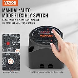 VEVOR Dual Battery Isolator Kit, 12V 140Amp, Manual