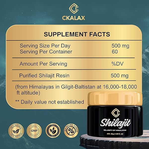 PURE HIMALAYAN SHILAJIT RESIN | 85+ TRACE MINERALS & 67% FULVIC ACID | PURE SHILAJIT SUPPLEMENT FOR ENERGY, VITALITY, & DETOX | VEGAN, NON-GMO | LAB TESTED NATURAL SHILAJIT FOR MEN & WOMEN | 30G