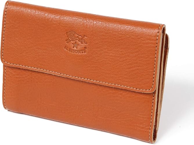 Amazon イルビゾンテ 財布 二つ折り財布 メンズ レディース レザー 本革 Portafoglio C0596 Caramel 並行輸入品 財布