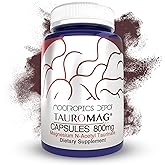 Nootropics Depot Tauromag Capsules | 800mg Magnesium N-Acetyl Taurinate | 30 Count