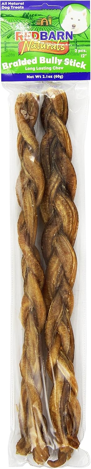 12 braided bully sticks