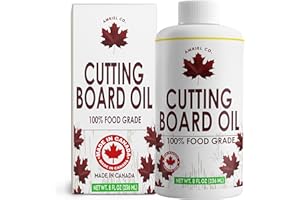 Cutting Board Oil 8 fl oz – 100% Food-Grade Mineral Oil for Protecting and Restoring Wooden Cutting Boards, Butcher Blocks, a