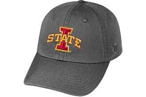 Top of the World Men's Adjustable Relaxed Fit Charcoal Icon Hat