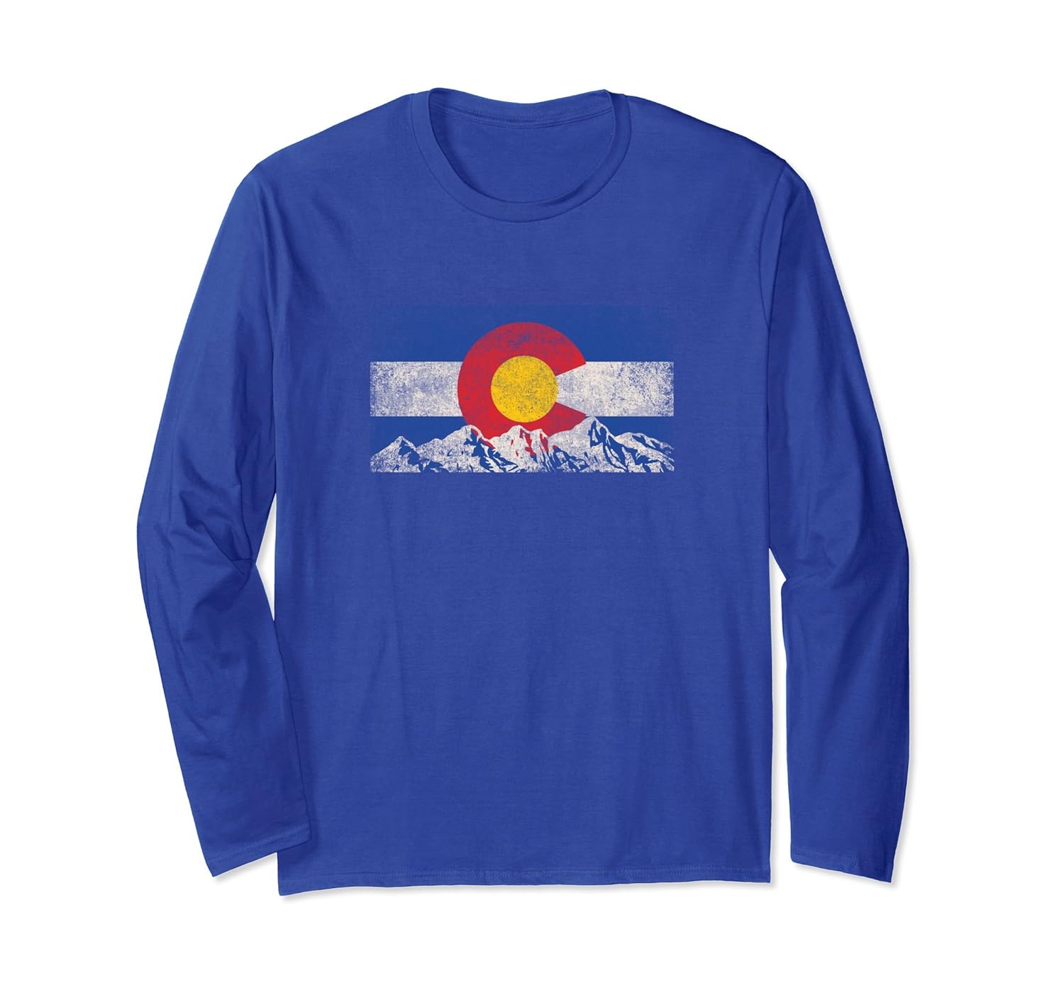 Colorado Retro Vintage State Flag Mounatin Graphic Shirt-anz