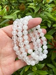 Clear Quartz Crystal Bead Bracelet 8mm, Wholesale