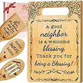 Neighbors Gifts, Thank You Gift for Neighbors, Housewarming Gift for Neighbors, Christmas Gift for Neighbors, Welcome Neighbors Cutting Board Set Gift, A Good Neighbor is a Welcome Blessing
