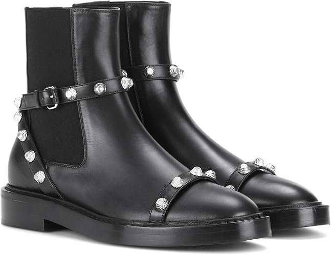 balenciaga leather chelsea boots