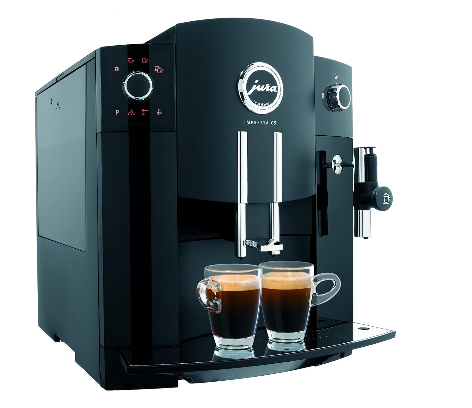 Jura Impressa C5 Black Bean to Cup Espresso Cappuccino Coffee Machine:  Amazon.co.uk: Kitchen & Home