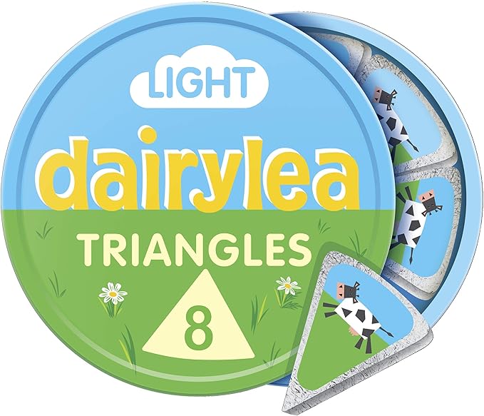Dairylea 8 Light Cheese Triangles, 125g Amazon.co.uk Grocery