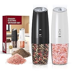 BELRIGO Rechargeable Salt And Pepper Grinder Set