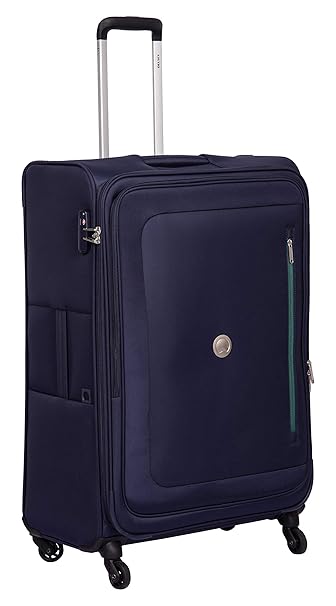 Delsey Oural Polyester 78 Cm 4 Wheels Navy Large Soft Suitcase