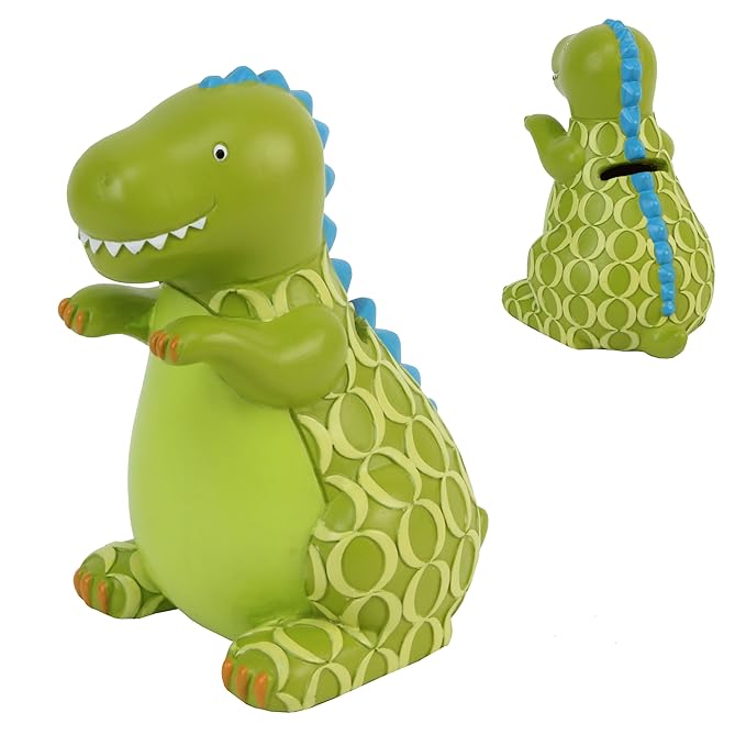 Green Dinosaur Money Box / Bank Amazon.co.uk Kitchen & Home