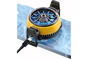 ACEDAYS Phone Cooler, Cell Phone Radiator with Semi-Conductor Cooling Chip, Universal phone Cooling Fan for Mobile Gaming,Tiktok Live Streaming, Outdoor Vlog.