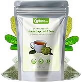 Organic Pharmacist Premium Soursop Tea Bags, Graviola Leaf Tea, Guanabana Teas, Guyabano Herbal Tea, Soursop Bitters Teas, Shredded Ground Leaves, 25 Count, New & Improved